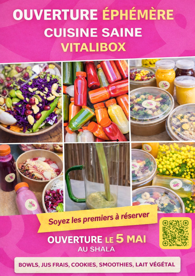 vitalibox cafe végétal au shala Chalon sur Saône